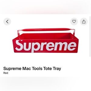 Supreme Red Organizer Tray